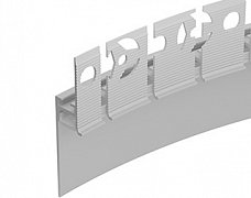 Профиль PLINTUS-FANTOM-BENT-H35-SIDE-2000 WHITE (Arlight, Алюминий)