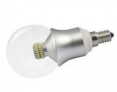 Светодиодная лампа E14 CR-DP-G60 6W Warm White (Arlight, ШАР)