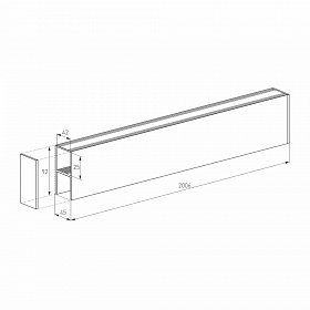 Трек MAG-TRACK-4592-2000 (WH) (Arlight, IP20 Металл, 3 года)