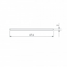 Экран прозрачный для KLUS-POWER-W70, RW70 (Arlight, Пластик)