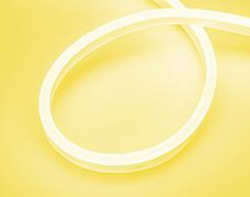 Лента герметичная AURORA-PS-A120-16x8mm 24V Yellow (10 W/m, IP65, 2835, 5m) (Arlight, Силикон)