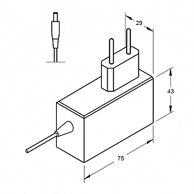 Блок питания ARDV-12-12AW (12V, 1A, 12W) (Arlight, Адаптер, 2 года)