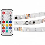 Светодиодная лента SPI-5000-5060-30 12V Cx3 RGB-Remote (10mm, 7.2W, IP20) (Arlight, Открытый, IP20)