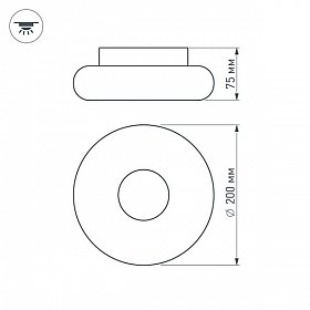 Светильник ALT-TOR-BB200SW-7W Day White (Arlight, -)