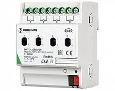 INTELLIGENT ARLIGHT Релейный модуль KNX-704-SW16-DIN (BUS, 4x16A) (Arlight, IP20 Пластик, 2 года)