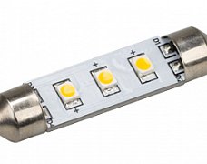 Автолампа ARL-F42-3E White (10-30V, 3 LED 2835) (ANR, Открытый)