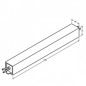 Блок питания ARV-12024-LONG-A (12V, 2A, 24W) (Arlight, IP20 Металл, 2 года)