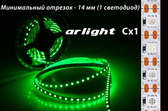 Светодиодная лента Arlight серии Cx1 с минимальным отрезком всего 14 мм