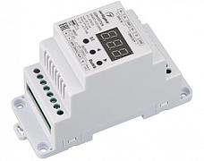 Конвертер SMART-K37-DMX (12-24V, SPI, DIN, 2.4G) (Arlight, Металл)