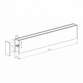 Трек MAG-TRACK-4592-1500 (BK) (Arlight, IP20 Металл, 3 года)