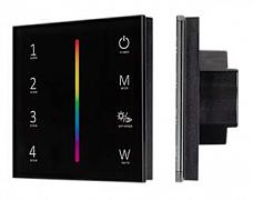 Панель SMART-P22-RGBW-G-IN Black (12-24V, 4x3A, Sens, 2.4G) (Arlight, IP20 Пластик, 5 лет)