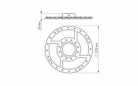 Светильник ALT-220R-16W Warm White 220V (Arlight, Открытый)