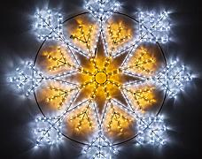 Фигура ARD-SNOWFLAKE-M12-900x900-576LED White/Warm (230V, 36W) (Ardecoled, IP65)