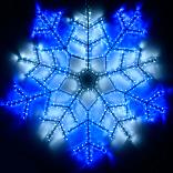 Фигура ARD-SNOWFLAKE-M6-890x890-576LED White/Blue (230V, 20W) (Ardecoled, IP65)