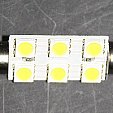 Автолампа ARL-35mm White 12V (6 LED 5050, SV8.5) (ANR, Открытый)