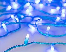 Светодиодная гирлянда ARD-STRING-CLASSIC-10000-BLUE-100LED-MILK-FLASH Blue (230V, 7W) (Ardecoled, IP65)