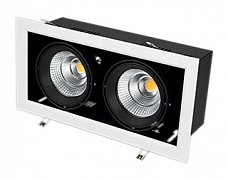 Светильник CL-KARDAN-S375x190-2x25W Day4000 (WH-BK, 30 deg) (Arlight, IP20 Металл, 3 года)