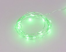 Светодиодная гирлянда ARD-DEW-HOME-2000-CLEAR-20LED-STD Green (3V, Battery Pack) (Ardecoled, IP20)