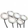 Набор KT-R-6x0.5W LED White 12V (круг) (Arlight, IP67 Металл, 1 год)