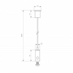 Подвес MAG-HANG-2540-L3000 (SL) (Arlight, Металл)