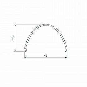 Экран ARH-LINE-B-3652-2000 OPAL (Arlight, Пластик)