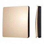 INTELLIGENT ARLIGHT Кнопочная панель KINETIC-801-22-1G-WP-SUF Gold (No battery, IP67, 433Mhz) (IARL, IP67 Пластик, 3 года)