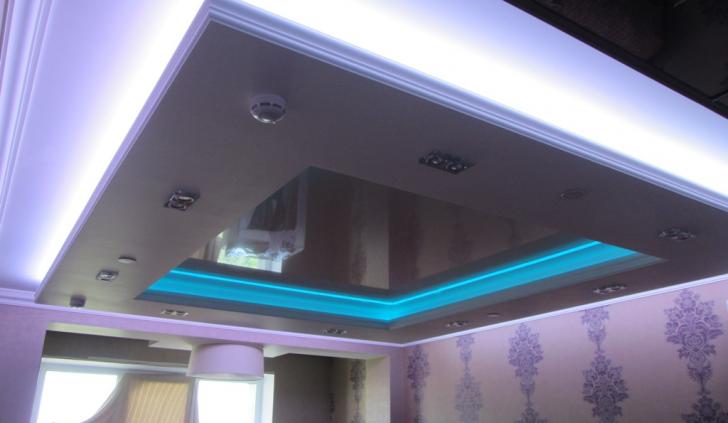 Подсветка натяжного потолка светодиодной лентой Arlight