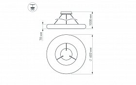 Светильник ALT-TOR-BB600PW-44W Day White (Arlight, -)