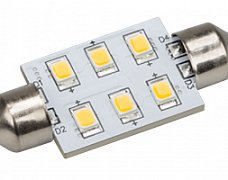 Автолампа ARL-F37-6E White (10-30V, 6 LED 2835) (ANR, Открытый)