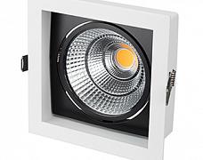 Светильник CL-KARDAN-S152x152-25W White6000 (WH-BK, 30 deg) (Arlight, IP20 Металл, 3 года)