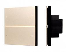 INTELLIGENT ARLIGHT Кнопочная панель SMART-DMX512-801-22-4G-4SC-DIM-IN Gold (230V, 2.4G) (IARL, IP20 Пластик, 5 лет)