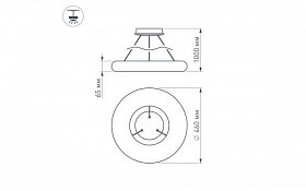 Светильник ALT-TOR-BB460PW-24W Warm White (Arlight, -)