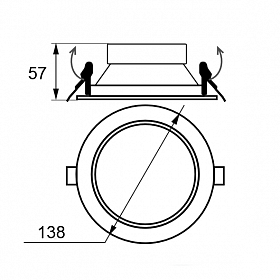 Светильник IM-125 Silver 14W White 220V (Arlight, IP40 Металл, 3 года)