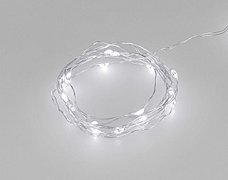 Светодиодная гирлянда ARD-DEW-HOME-2000-CLEAR-20LED-STD White6000 (3V, Battery Pack) (Ardecoled, IP20)